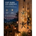 thumbnail image 5 of Lighted Wooden Fish & Starfish Wall Decor – Beachy Wall Decor with Warm LEDs, Coastal Nautical Hanging Decor for Bathroom, Porch & Beach House，With lights, 5 of 8