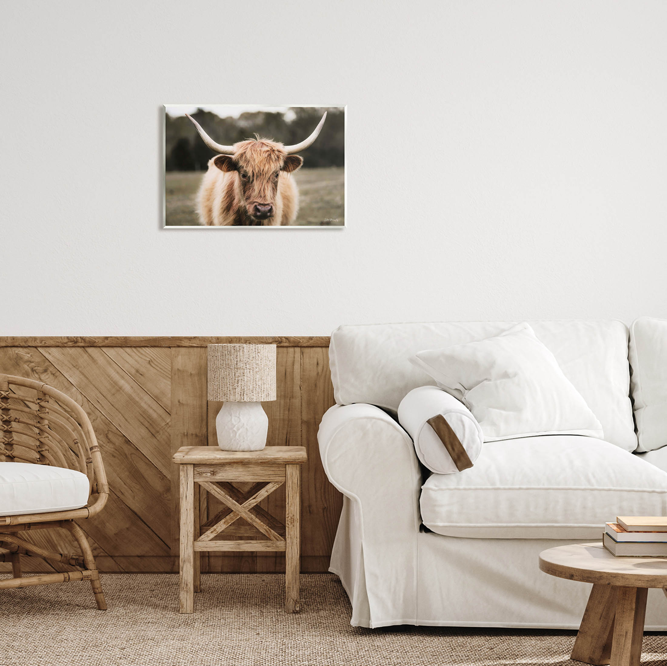 Stupell Industries Peaceful Cattle Rural Open Farmland Photograph Unframed Art Print Wall Art, Design by Dakota Diener