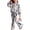 Blue, variant on Grblisyd Back to School Outfits for Girls 2 Piece Tween Girl Clothes Cute Stationery Print Top and Flared Pants Sets