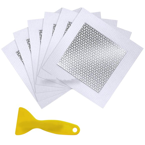 Ngxiha Drywall Repairs Patch 4/6/8 Inch Drywall Repair Kit with Extended Adhesive Mesh Large Hole Patch Repair for Drywall Dry Wall Hole Repair Patch