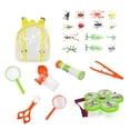 thumbnail image 1 of MasteelfCA 22Pcs Insects Toys Set with Telescope Insect Net Outdoor Insect Observation Box Capture Kit Kids Scientific Educational Toys (Insects and Sunflower Storage Box), 1 of 7