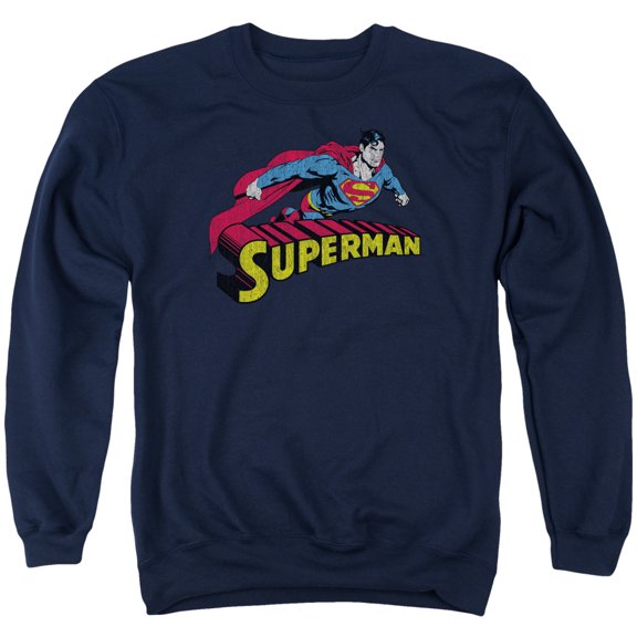 Superman - Flying Over - Crewneck Sweatshirt - Small
