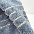 thumbnail image 2 of Bath Towels 3-Piece Large Premium Bath Towels Set- Suitable for Sensitive Skin & Daily Use- Soft, Quick Drying & Highly Absorbent Towels for Bathroom, Gym, Hotel Spa(Black and Blue+Grey), 2 of 8