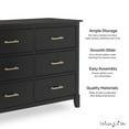 thumbnail image 2 of Rêve Sur Moi Universel Double Commode I Enfants Chambre Commode I Six Tiroirs Commode I Milieu Du Siècle Moderne, 2 of 6