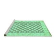 thumbnail image 2 of Ahgly Company Machine Washable Indoor Rectangle Abstract Turquoise Blue Modern Area Rugs, 5' x 8', 2 of 4