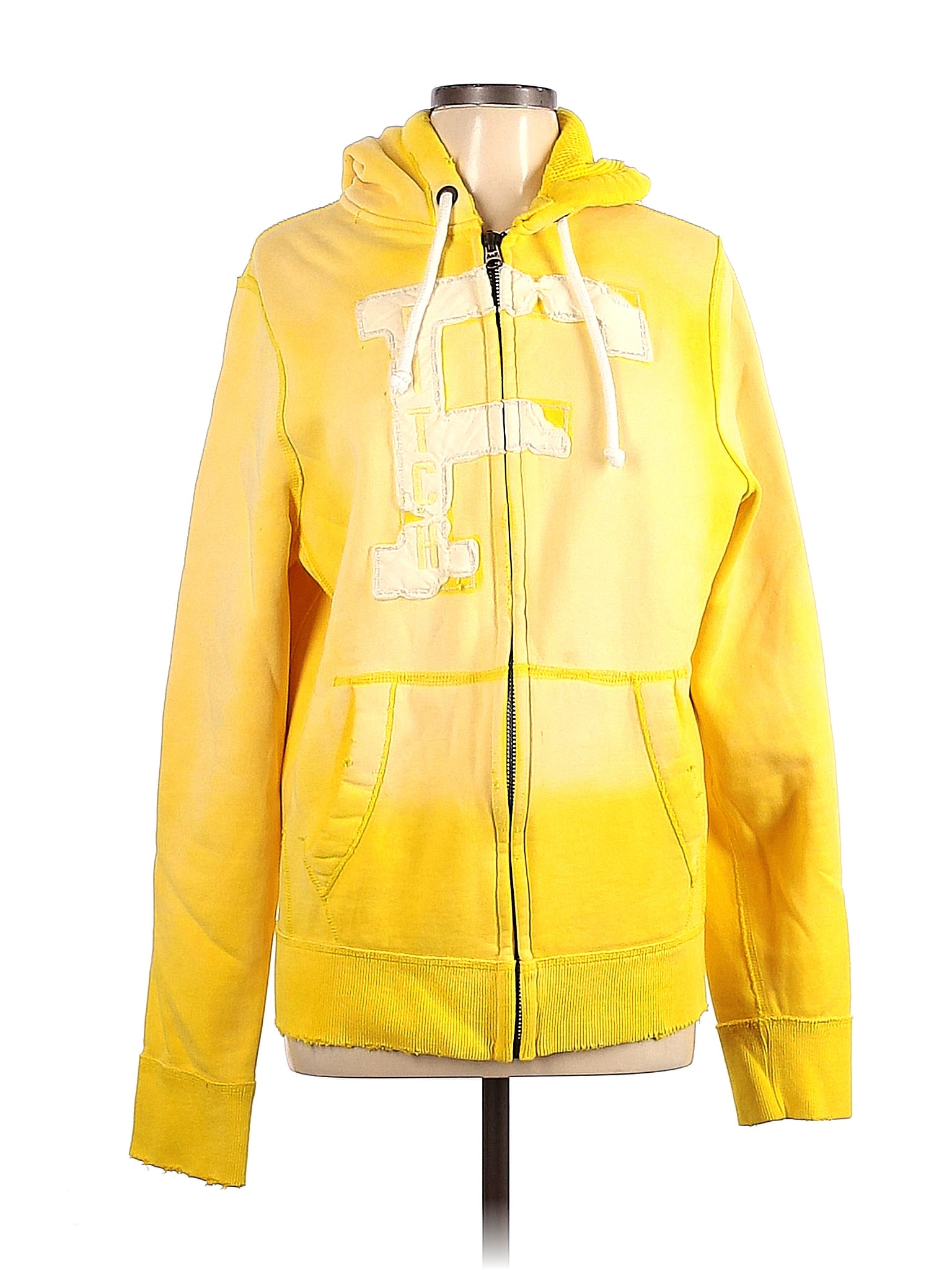 Abercrombie yellow cheap raincoat