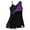 A Purple, variant on TiaoBug Kids Girls Sparkly Sequins Dance Leotards Ice Roller Skating Performance Dancewear