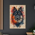 thumbnail image 4 of Keeshond Dog Wall Art Keeshond Picture Poster Print Funny Colorful Animal Pop Artwork for Living Room Bedroom Bathroom Home Decor, 4 of 6