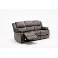 thumbnail image 1 of Topline Home Furnishings Grey Reclining Sofa, 1 of 2