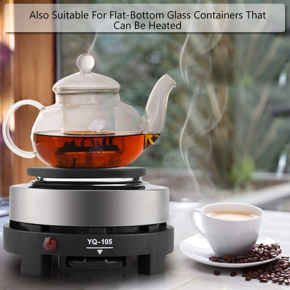 Mini Stove. Portable 500w Electric Mini Stove Hot Plate Multifunction Home Heater (Us Plug 110v), Suitable For Soup And Porridge, Hot Pot