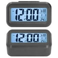 thumbnail image 4 of Alarm Clock, Electronic Night Light LED Alarm Clock LED Large Display  For Bedroom For Office For Home White,Black, 4 of 8