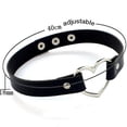 thumbnail image 3 of Collier Gothique Punk pour Femmes, Bijoux de Mode pour Hommes et Adolescents, Collier Ras du Cou en Cuir PU Réglable, type9, 3 of 9