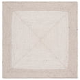 thumbnail image 2 of SAFAVIEH Braided Lars Geometric Reversible Area Rug, Beige/Ivory, 4' x 4' Square, 2 of 13