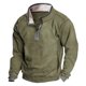 thumbnail image 1 of pstuiky camisas de manga larga para hombre, Camiseta informal de manga larga con cuello alto y media cremallera para hombre. Camiseta/camiseta de manga larga con cuello redondo. s, 1 of 5