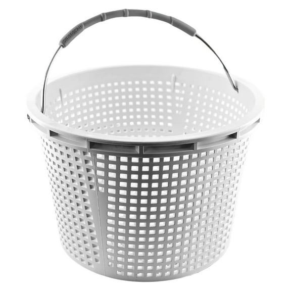 Pool Skimmer Basket for Inground Pool Compatible with Pentair U-3 Skimmer Basket and Hayward SP1070 Pool Basket | Built-in Brass Weight | 316 Stainless Steel Handle & Convenient Rubber Grip