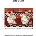 thumbnail image 2 of Kitchen Chef Table Placemats Set of 4 Abstract Funny Chef Kitchen Cook Chef with Gourmet Theme Indoor Outdoor Table Placemat for Holiday Banquet Kitchen Table Decor, 2 of 6