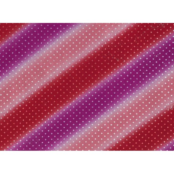 Zelouf Allover Square 2-Tone Glitter & Bias Ombre On Mjc , Sewing, DIY, Crafts Fabric by the Yard, Coral/fuchsia, 3 Yard