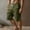 Army Green, variant on Viadha Mens Summer Linen Shorts Solid Casual Summer Shorts Elastic Waist Drawstring 5 Inch Side Split Hem Beach Gym Shorts with Pockets