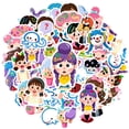 thumbnail image 2 of 35pcs-50pcs Cute Stickers Kids Stickers Funny Stickers Teacher Reward Stickers for Phones Laptops Suitcase, 2 of 9