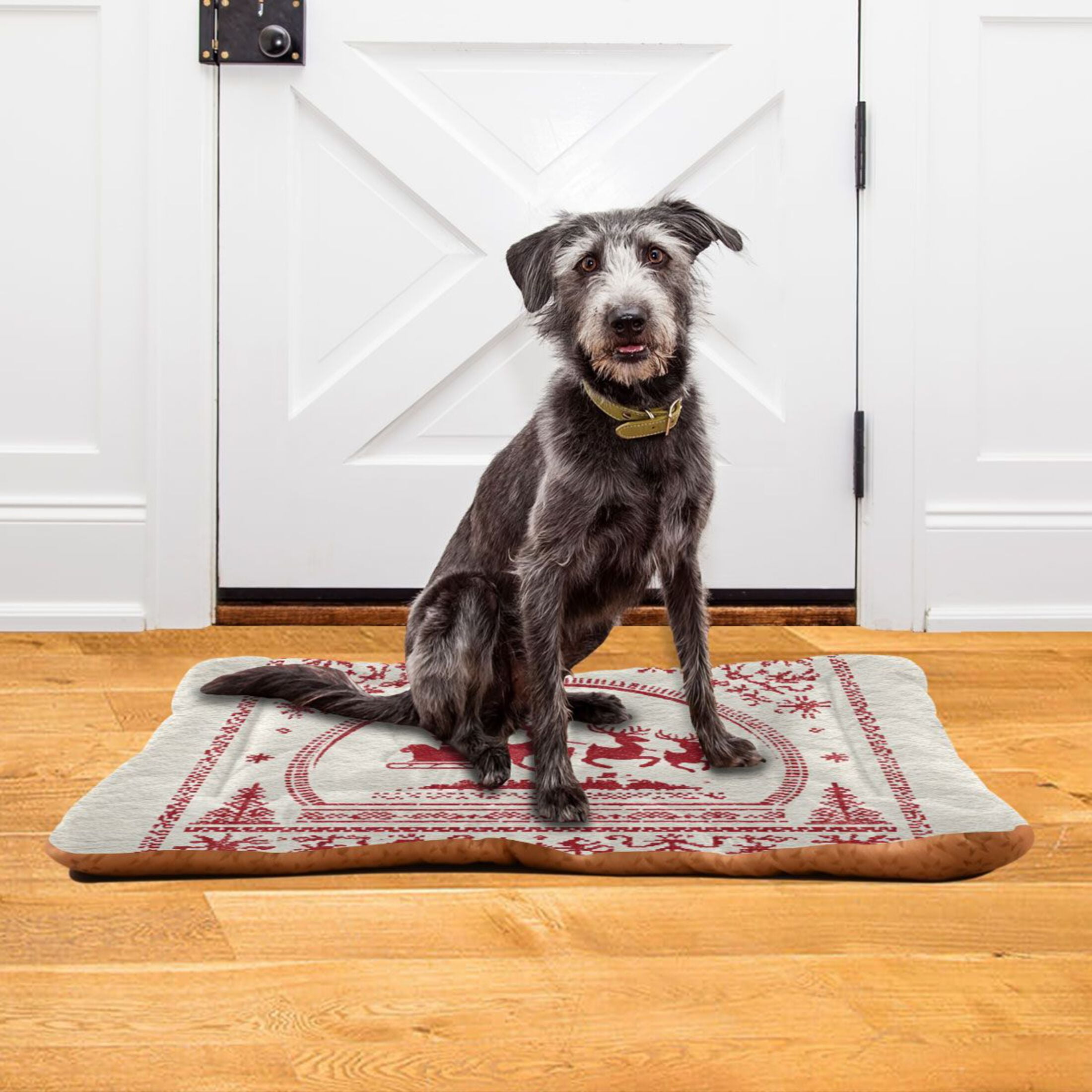 Cozy Mat Pet Bed Indoor Outdoor Warm Soft For Cat Dog Puppy(S/M) Nordic Motifs
