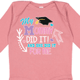 thumbnail image 4 of Inktastic My Mommy Did It and She Did It for Me with Graduation Cap Girls Long Sleeve Baby Bodysuit, 4 of 5