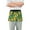 Cartoon Pineapple and Tropical Leaves, variant on Cute Sheep Head Server Apron with 3 Pockets Waterproof Waitress Waist Short Apron for Man Woman 12 Inches