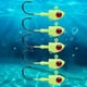 thumbnail image 4 of 5 uds., 10g-35g, señuelo de pesca suave, cebo luminoso, anzuelo con cabeza jigging (estilo C) Ehuebsd Para estrenar, 4 of 7
