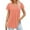 Orange, variant on Summer Short Sleeve Tops for Women Women's Fashion Printed T-shirt Short Sleeves Blouse Round Neck Casual 2025 Basic Tee Oversized Tshirts