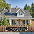 thumbnail image 4 of Decorative Design Birthday Banner Colorful Theme Happy 70th Birthday Banner Celebration Banner Party Decoration for Birthday Party Anniversary Milestone Event, 4 of 8