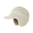 thumbnail image 3 of Gorro de punto para hombre, gorro de invierno para ciclismo, exterior, clima frío, para hombre y mujer Beige, 3 of 7