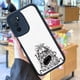 thumbnail image 2 of ¡Dale a tu iPhone un cambio de imagen moderno con esta exclusiva funda plateada mate para teléfono!, 2 of 4