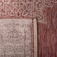 thumbnail image 6 of SAFAVIEH Courtyard Delbet Medallion Indoor/Outdoor Area Rug, Rust/Ivory, 8' x 11', 6 of 10