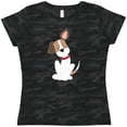 thumbnail image 3 of Inktastic Dog with ear up Women's T-Shirt, 3 of 5