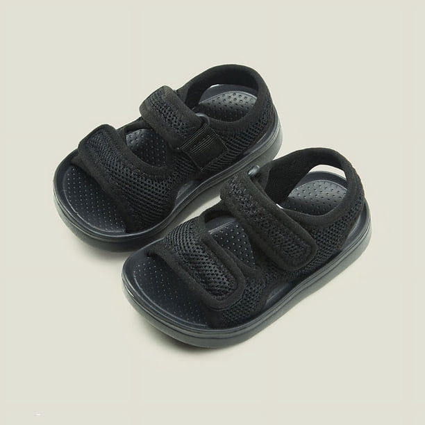 Sandalias para niños, zapatos de verano para hombres y niños pequeños, sandalias deportivas para niños grandes, zapatos de malla antideslizantes para niñas y bebés