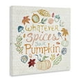 thumbnail image 4 of Stupell Industries Funny Fall Spice Pumpkin Holiday Painting Gallery Wrapped Canvas Art Prints Wall Art, 36 x 36, 4 of 8