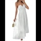 thumbnail image 2 of Vestido de Verano Sin Mangas con Cuello Halter para Mujer, Estilo Bohemio, Informal, con Espalda Descubierta y Fluido M, 2 of 8