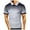 Gray, variant on Men's Shirts Short Sleeve Casual Fashion Tee Shirts Gradient Slim Fit Golf Shirt with Pocket