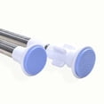 thumbnail image 1 of Telescopic Stainless Steel Shower Rod Curtain Rods No Drilling, 67-117cm, 1 of 5