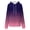 Purple, variant on VANLOFE Hoodies for Women Casual Gradient Printing Long Sleeve Sweaters Boat Neck Drawstring Oversize Hooded Loose Pullover Elastic Tops for Women （Purple,S）