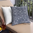thumbnail image 1 of Ahgly Company Outdoor Square Mid-Century Modern Throw Pillow, 18 inch by 18 inch, 1 of 6