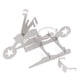 thumbnail image 1 of Tostador de pollo Rack Acero inoxidable Soporte de asado extraíble Motocicleta En forma de barbacoa doméstica portátil para la estrella al aire libre Inevent HA012089-02, 1 of 7