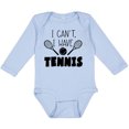 thumbnail image 3 of Inktastic I Can't, I Have Tennis Boys or Girls Long Sleeve Baby Bodysuit, 3 of 5
