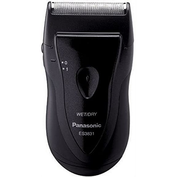 Panasonic Electric Razor for Men, Cordless Wet Dry Lightweight Shaver with Ergonomic Grip, ES3831K, Black