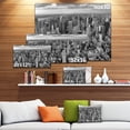 thumbnail image 3 of Panoramic Aerial View of Manhattan - Modern Cityscape Canvas Art Print, 3 of 4