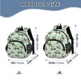thumbnail image 2 of ALAZA Frogs on Skateboards Mini Backpack School Bookbag Age 3-7 Small, 2 of 7