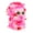 Pink, variant on Distressed Balaclava Ski Mask for Men and Women - Knitted Balaclava Distressed Windproof Full Face Mask Cold Weather (Black+White)