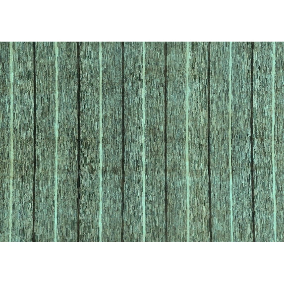 Ahgly Company Indoor Rectangle Abstract Light Blue Modern Area Rugs, 2' x 3'