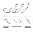 thumbnail image 5 of Goture Fishing Soft Plastic Lures Kit Jig Head Hooks Crappie Lures Trout Bass Fishing Worm Lures Crappie Jigs Fishing Lures Set with Tackl Box for Freshwater Saltwater Fishing, 5 of 7