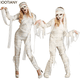 thumbnail image 4 of Disfraz de momia egipcia antigua para niños y adultos, divertido disfraz de muerte para padres e hijos, para Halloween, carnaval, fiesta, disfraz de zombi, 4 of 5