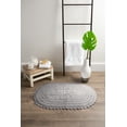 thumbnail image 3 of DII Imports Modern Solid Print Bath Mat, Gray, Cotton, Small, 3 of 3